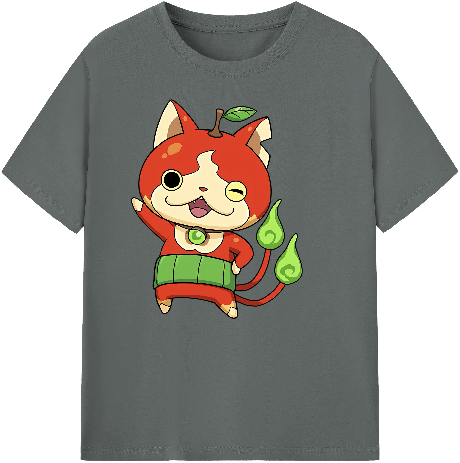 （画像用） 妖怪ウォッチ Yo-kai Watch 綿100％ メンズ半袖Tシャツ｜肌触りやわらか＆通気性